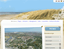 Tablet Screenshot of camping-des-dunes.com