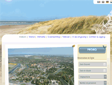 Tablet Screenshot of camping-des-dunes.nl